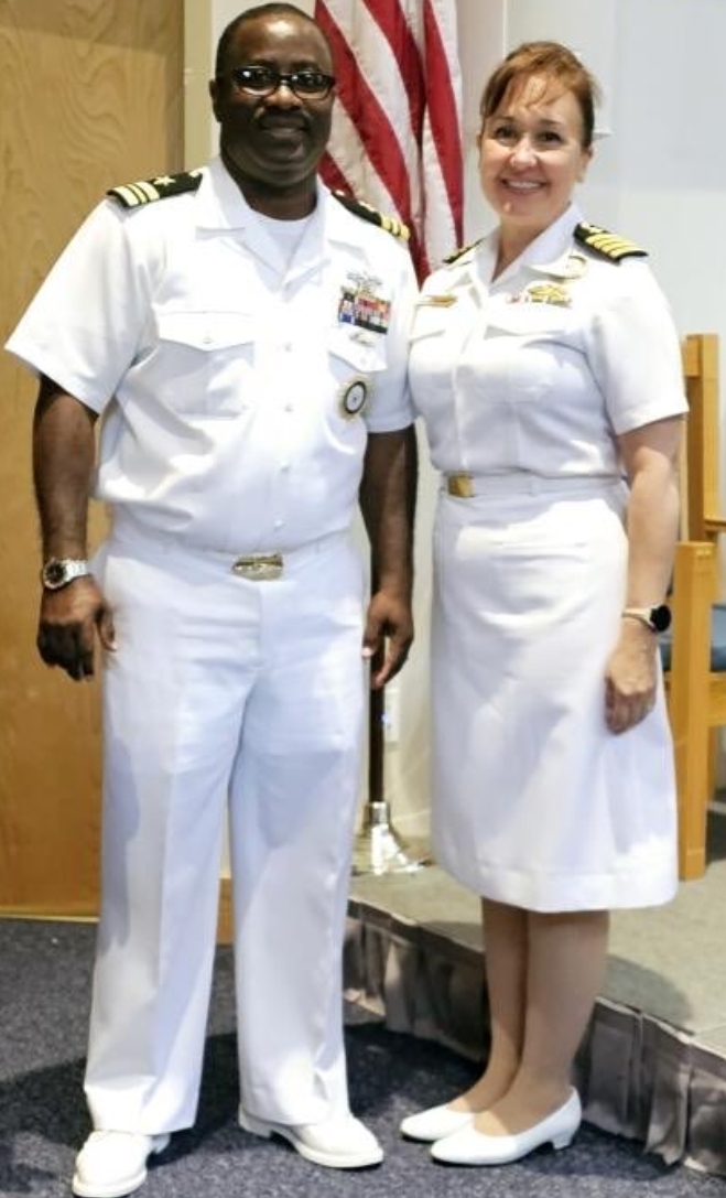 NIGERIAN in US Navy Command, Victor Agunbiade decorated with new rank ...