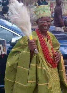 Onigede of Igede-Ekiti,His Royal Majesty, Oba James Adelusi Aladesuru II (JP)