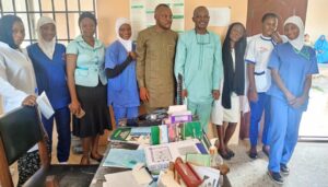 Student Nurses with FP Media Advocates At Asubiaro