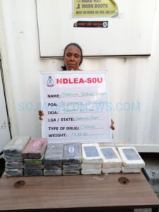 NDLEA arrests woman