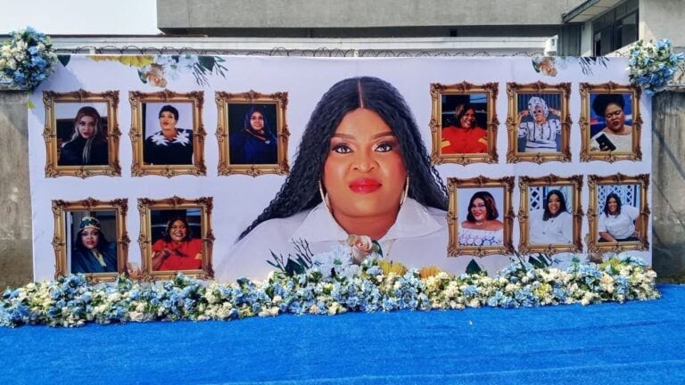 EMOTIONS Run High As Nollywood Stars Gather for Late Actress All Well Service Of Songs (SEE PHOTOS)